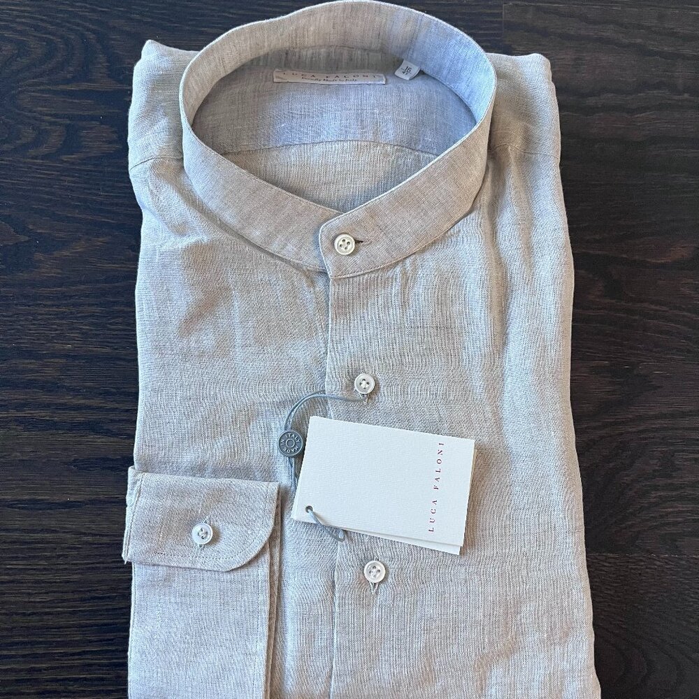 Luca Faloni Versilia Linen Shirt (Size L)